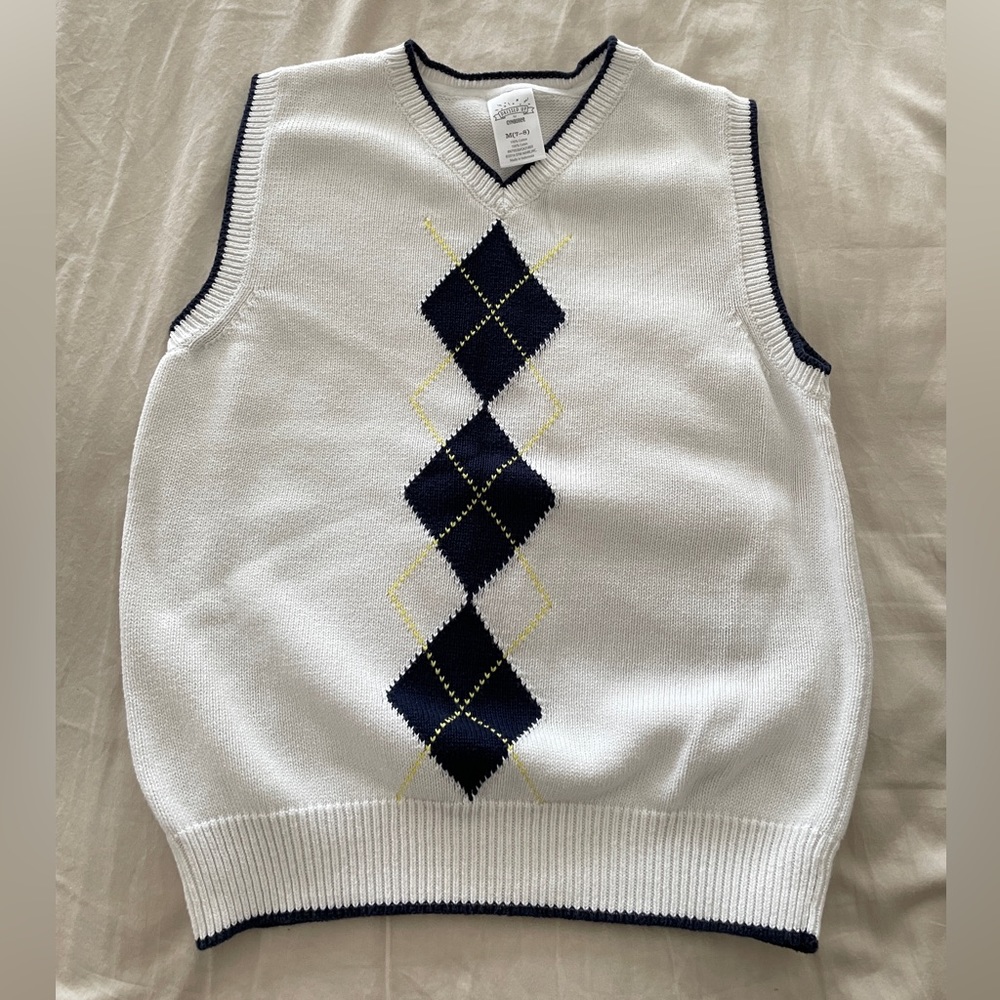 Gymboree Boys V-Neck Knit Sweater Vest